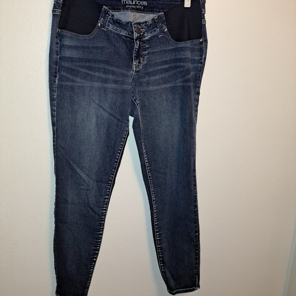 Maurices Maternity Jeans with Everflex Side Panel. - Picture 9 of 9